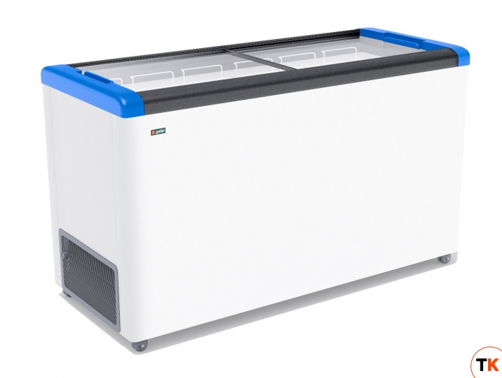 ЛАРЬ МОРОЗИЛЬНЫЙ GELLAR FG 500 С ПРЯМОЕ СТЕКЛО СИНИЙ - Frostor - 181258
