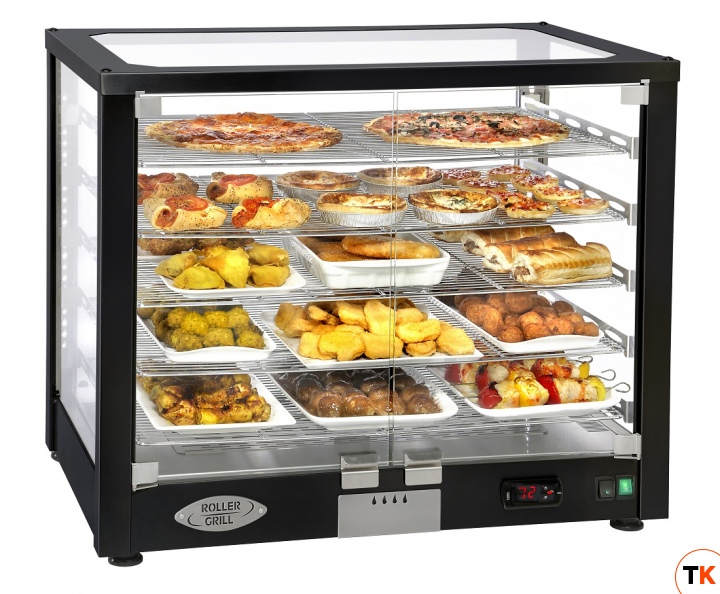 ВИТРИНА ТЕПЛОВАЯ ROLLER GRILL WD 780 D ЧЕРНАЯ - Roller Grill - 353310