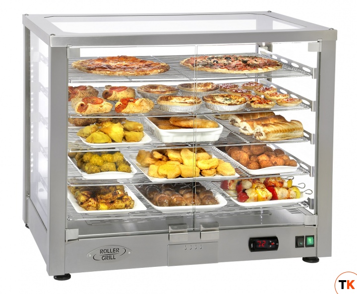 ВИТРИНА ТЕПЛОВАЯ ROLLER GRILL WD 780 D НЕРЖ. - Roller Grill - 353313