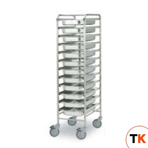 ТЕЛЕЖКА Д/ГАСТРОЁМКОСТЕЙ 12GN1/1 METOS GNT-12 N-S - METOS Manufacturing - 71959