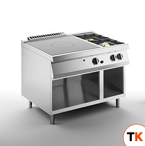 ПЛИТА СО СПЛОШНОЙ ПОВЕРХНОСТЬЮ ГАЗОВАЯ 700 СЕРИИ APACH CHEF LINE SLRSTG127R2DXCS - Apach Chef Line - 354139