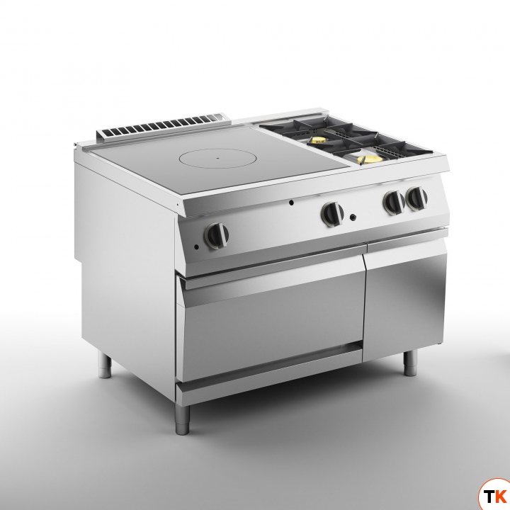 ПЛИТА СО СПЛОШНОЙ ПОВЕРХНОСТЬЮ ГАЗОВАЯ 900 СЕРИИ APACH CHEF LINE SLRSTG129R2FG - Apach Chef Line - 354301