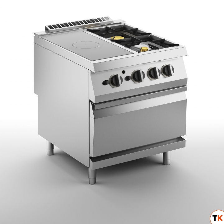 ПЛИТА СО СПЛОШНОЙ ПОВЕРХНОСТЬЮ ГАЗОВАЯ 900 СЕРИИ APACH CHEF LINE SLRSTG89R2DXFG - Apach Chef Line - 354308