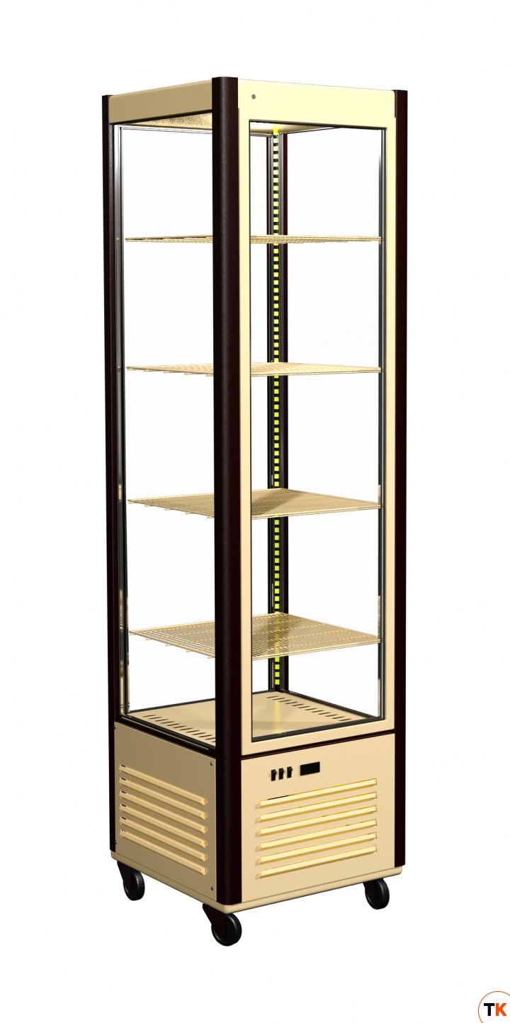 ВИТРИНА КОНДИТЕРСКАЯ D4 VM 400-1 (R400C CARBOMA 1015-0102 БЕЖЕВО-КОРИЧНЕВЫЙ) 1801613p.1615 - Полюс - 356222
