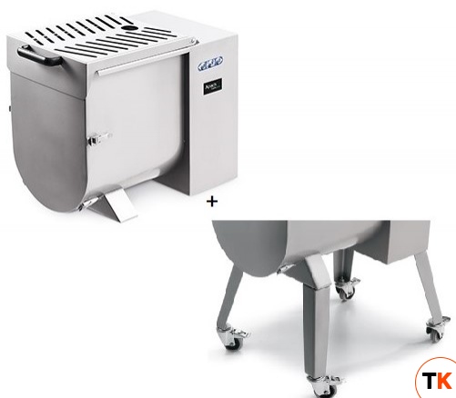 ФАРШЕМЕШАЛКА APACH AMK50 3Ф. НА ВЫСОКИХ НОЖКАХ С КОЛЕСАМИ - Apach Cook Line - 356234
