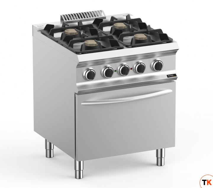 ПЛИТА ГАЗОВАЯ 4 КОНФОРОЧН. 700 СЕРИИ APACH CHEF LINE GLRRG77FEVP XL - Apach Chef Line - 356284