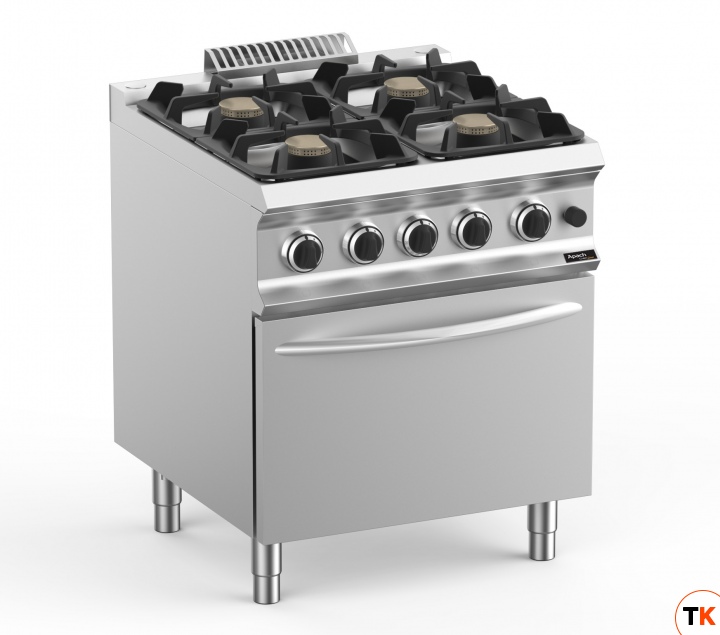 ПЛИТА ГАЗОВАЯ 4 КОНФОРОЧН. 700 СЕРИИ APACH CHEF LINE GLRRG77FGP XL - Apach Chef Line - 356286