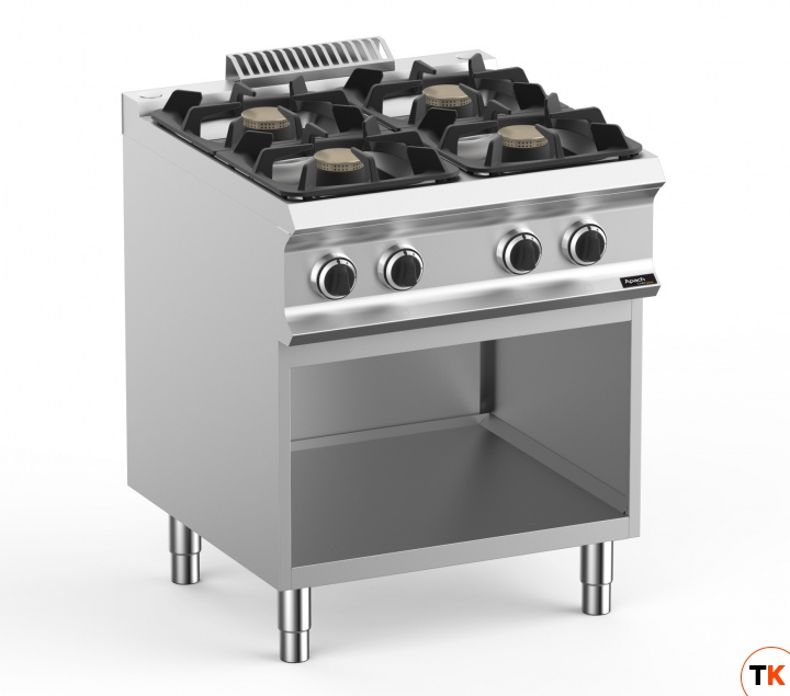 ПЛИТА ГАЗОВАЯ 4 КОНФОРОЧН. 700 СЕРИИ APACH CHEF LINE GLRRG77OSP - Apach Chef Line - 356289