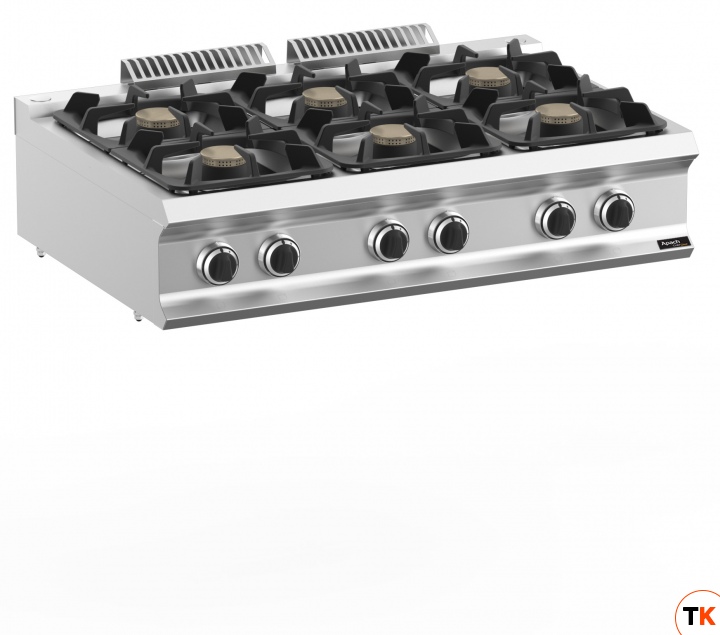 ПЛИТА ГАЗОВАЯ 6 КОНФОРОЧН. 700 СЕРИИ APACH CHEF LINE GLRRG117P - Apach Chef Line - 356270