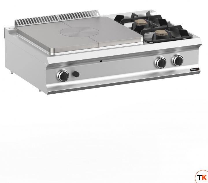 ПЛИТА СО СПЛОШНОЙ ПОВЕРХНОСТЬЮ ГАЗОВАЯ 700 СЕРИИ APACH CHEF LINE GLRSTG117DXP - Apach Chef Line - 356295