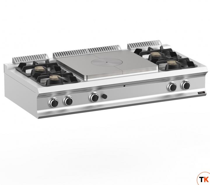 ПЛИТА СО СПЛОШНОЙ ПОВЕРХНОСТЬЮ ГАЗОВАЯ 700 СЕРИИ APACH CHEF LINE GLRSTG157R4P - Apach Chef Line - 356296