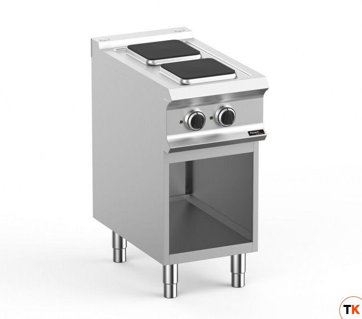 ПЛИТА ЭЛЕКТРИЧЕСКАЯ 2 КОНФОРОЧН. 700 СЕРИИ APACH CHEF LINE GLRE47OSP - Apach Chef Line - 356350