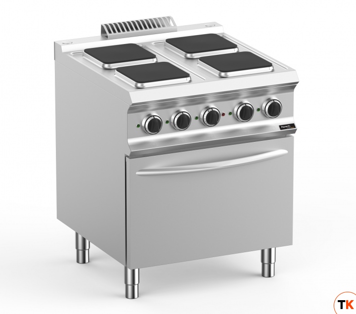ПЛИТА ЭЛЕКТРИЧЕСКАЯ 4 КОНФОРОЧН. 700 СЕРИИ APACH CHEF LINE GLRE77FEP - Apach Chef Line - 356352