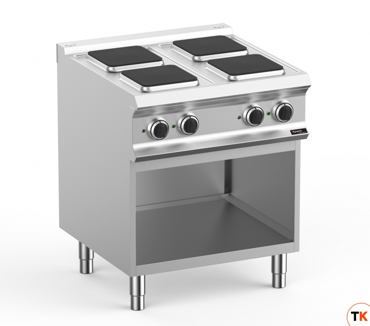 ПЛИТА ЭЛЕКТРИЧЕСКАЯ 4 КОНФОРОЧН. 700 СЕРИИ APACH CHEF LINE GLRE77OSP - Apach Chef Line - 356353