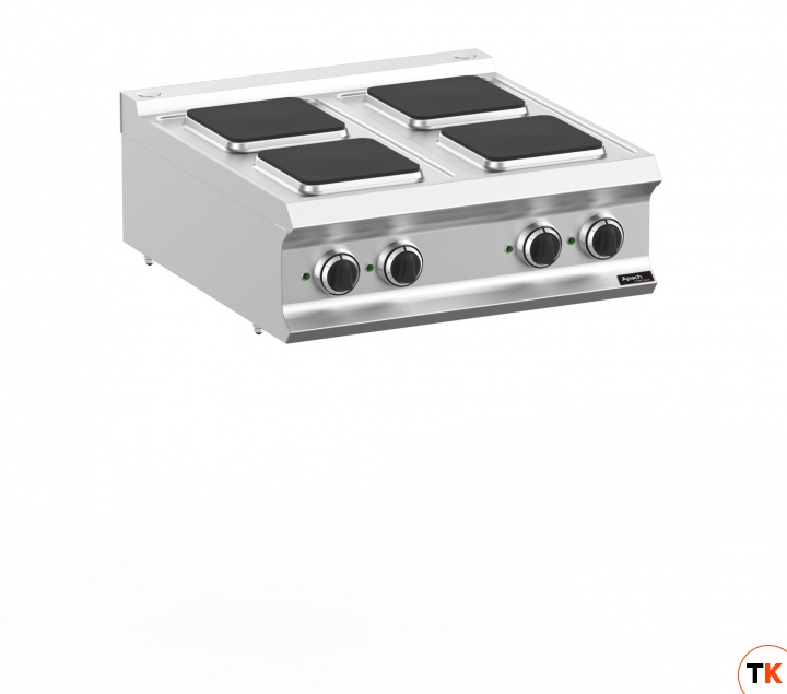 ПЛИТА ЭЛЕКТРИЧЕСКАЯ 4 КОНФОРОЧН. 700 СЕРИИ APACH CHEF LINE GLRE77P - Apach Chef Line - 356351