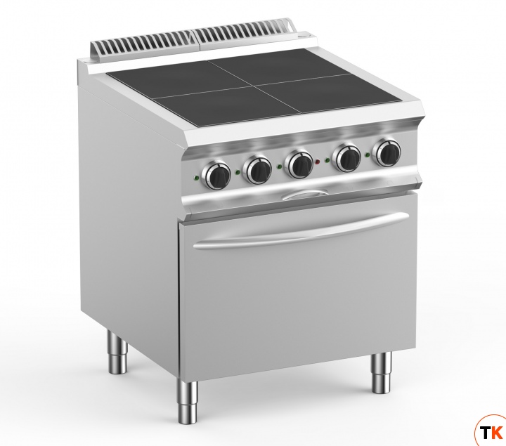 ПЛИТА ЭЛЕКТРИЧЕСКАЯ 4 КОНФОРОЧН. 700 СЕРИИ APACH CHEF LINE GLRLE77FEP - Apach Chef Line - 356355