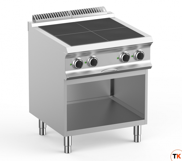 ПЛИТА ЭЛЕКТРИЧЕСКАЯ 4 КОНФОРОЧН. 700 СЕРИИ APACH CHEF LINE GLRLE77OSP - Apach Chef Line - 356357