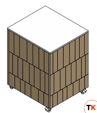ПРИЛАВОК НЕЙТРАЛЬНЫЙ ENOFRIGO DOGE ELEMENTO UNIONE 650 QNE ВЕНГЕ - Enofrigo - 371036