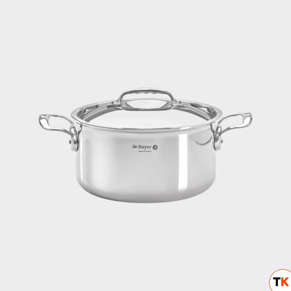 Кастрюля 10,4л d28см h15см, с крышкой, серия Affinity, s/s 3742.28 - DE BUYER - 360351