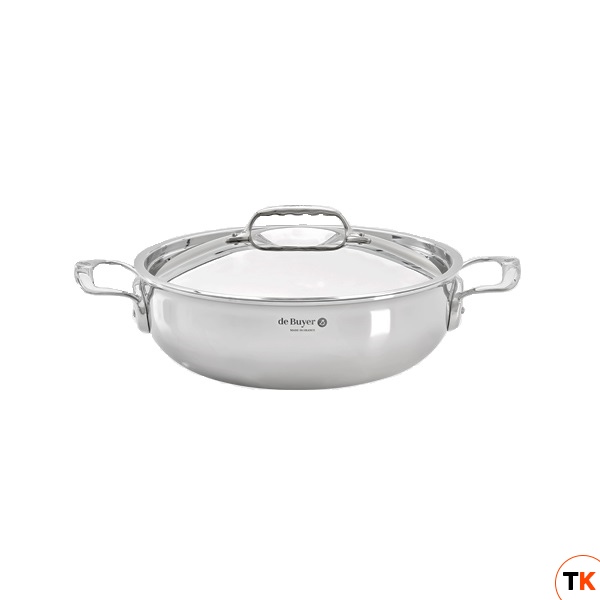 Кастрюля 4,9л d28см h10см, с крышкой, серия Affinity, s/s 3745.28 - DE BUYER - 360409