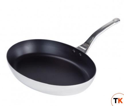 Сковорода овальная 32х23см h4,8см серия Affinity, нерж.сталь с антипригарным покрытием 3719.32 - DE BUYER - 366343