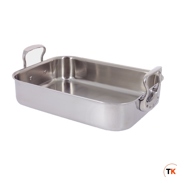 Лоток для жарки 35х25см h8см, с ручками, серия Affinity, нерж.сталь 3727.35 - DE BUYER - 362030