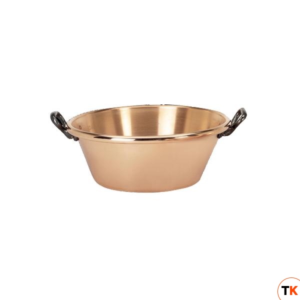 Миска медная для варенья 11,0л d40см h14,4см, с чугунными ручками 6202.40 - DE BUYER - 362276