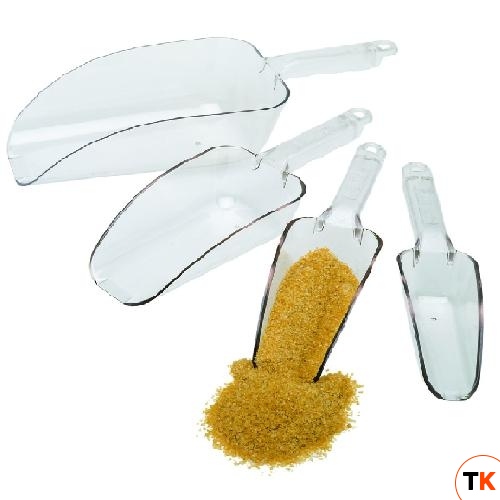 Совок для сыпучих продуктов 0,34л, п/к SCP12CW - Cambro - 366478