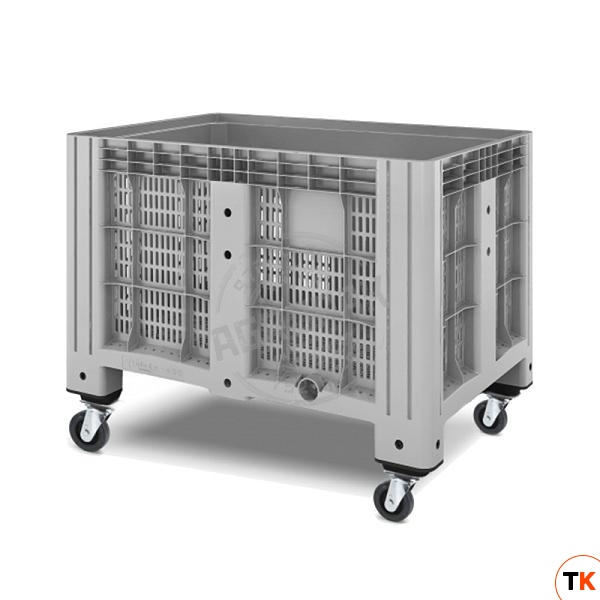 Контейнер для овощей 470л IBOX, 120х80см h80см, п/э высокой плотности, цвет серый 11.602.91.PE.C13 - Агропак - 360674
