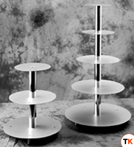Этажерка д/торта 9-ярусная d16-20-26-32-40-45-50-55-60см, 270-280 порций, алюминий METAL9 - MARTELLATO - 370909