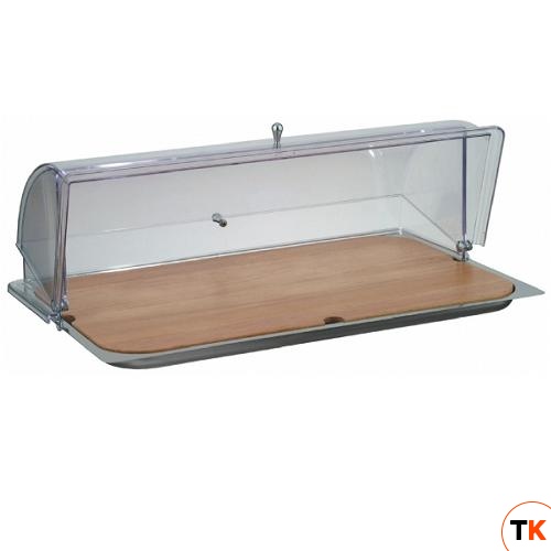 Поднос для сыра GN 1/1 53х32,5см h21,5см, c крышкой Roll Top 50950940 - Pintinox - 364241