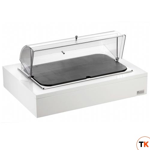 Поднос для сыра GN1/1 с крышкой Roll-Top, на дерев.подставке, цвет белый 511B0940 - Pintinox - 364243