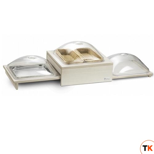Поднос сервировочный BUFFET COMPACT 50х42см h33см, складывающийся, с крышками,  дерево 51602400 - Pintinox - 364400