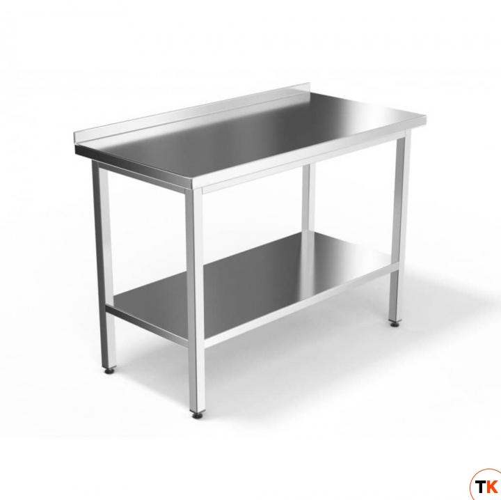 WORK TABLE WITH BACKSPLASH HURAKAN HKN-RWT-111/1207 - Hurakan - 371275