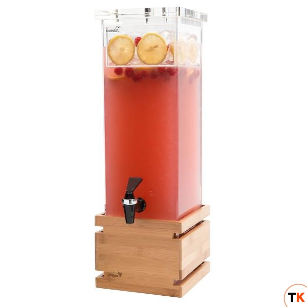 Диспенсер BEVERAGE для сока, 7,6л 17,1х17,1см h59,1см, бамбук/акрил LD112 - ROSSETO - 359793