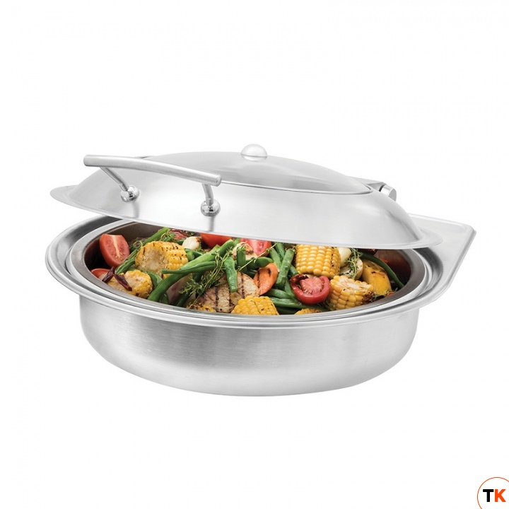 Мармит настольный (чефиндиш) круглый MULTI-CHEF d42см h17см, без базы, нерж.сталь SM289 - ROSSETO - 362084