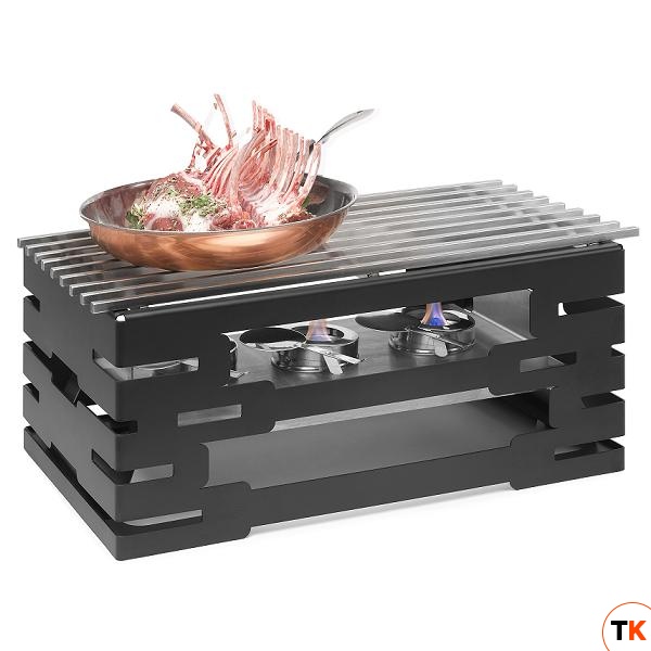 Мармит-гриль MULTI-CHEF 59,1х34,3см h26,7см, сталь, цвет черный SK032 - ROSSETO - 362088