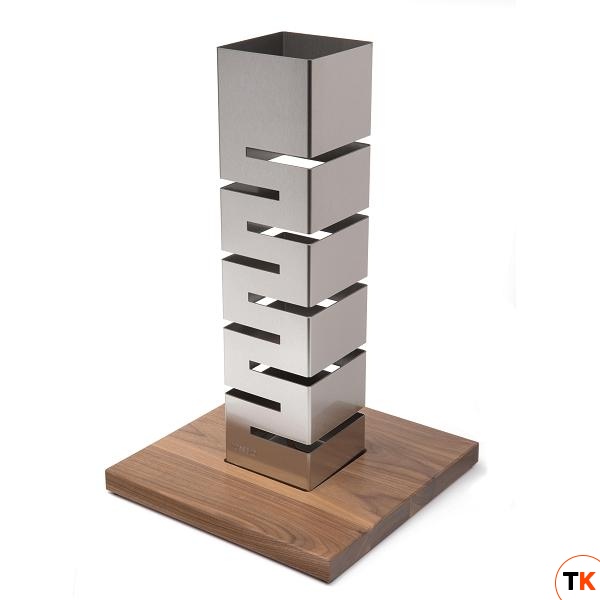 Стойка для буфетной линии SKYCAP, 35х35см h57,2см, дерево/нерж.сталь SM159 - ROSSETO - 366815