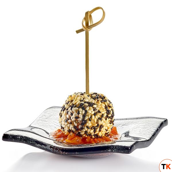 Набор емкостей для закусок Serveware 10х10см, 24шт., стекло, цвет дымчатый GLS010 - ROSSETO - 362644