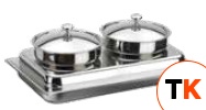 Поднос с емкостями для первых блюд CALEIDO GN 1/1 53х32,5см, нерж.сталь F1805556 - Pintinox - 373407