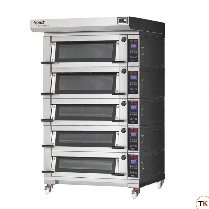 ПЕЧЬ ПОДОВАЯ С ПОДСТАВКОЙ БЕЗ НАПРАВЛЯЮЩИХ APACH BAKERY LINE E2L318PA + E2L224PAL DPBI-T - Apach Bakery Line - 374910