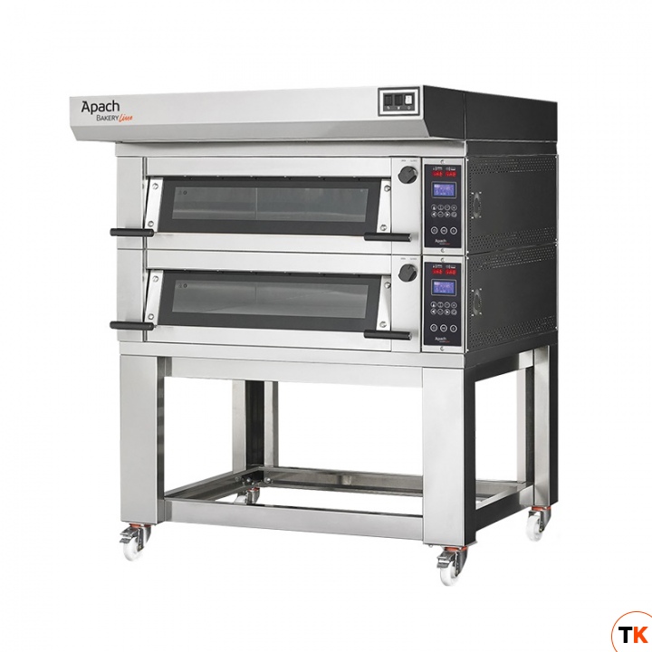 ПЕЧЬ ПОДОВАЯ С ПОДСТАВКОЙ БЕЗ НАПРАВЛЯЮЩИХ APACH BAKERY LINE E4LK1L DPBI-T - Apach Bakery Line - 376078