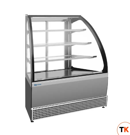 ВИТРИНА КОНДИТЕРСКАЯ KAYMAN KВК-1200МУ ЛЮКС НЕРЖАВЕЙКА - Kayman - 376648
