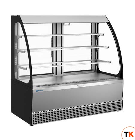 ВИТРИНА КОНДИТЕРСКАЯ KAYMAN KВК-1305М  ОТКРЫТАЯ ЛЮКС ЧЕРНЫЙ - Kayman - 376661