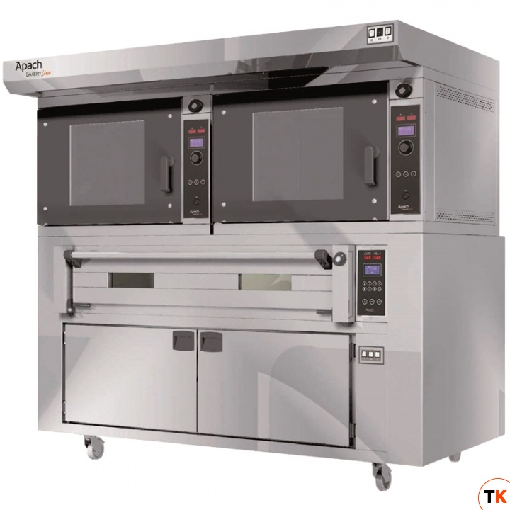 ПЕЧЬ КОНВЕКЦИОННАЯ С ПОДОМ С РАССТОЙКОЙ APACH BAKERY LINE 2K5TP DP+E4L18PA DPBI-T - Apach Bakery Line - 378038