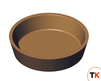 Форма 41 для выпечки тарталеток 85/74мм h20мм (для аппарата Cookmatic), 9 ячеек PIASTRA 41 - PAVONI - 381149