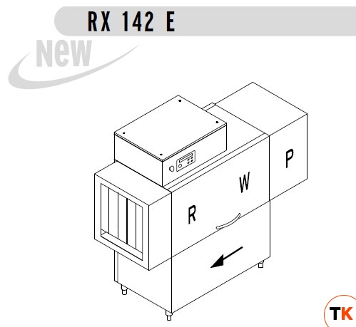 МАШИНА ПОСУДОМОЕЧНАЯ DIHR RX 142 E SX - Dihr - 382462