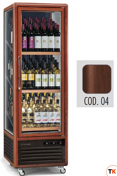 ШКАФ ВИННЫЙ ВЕНТ.МЕТАЛ. TECFRIGO ENOTEC 341 1TV ТЕМН.ОРЕХ - Tecfrigo - 385338