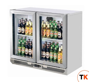 ШКАФ ХОЛОДИЛЬНЫЙ БАРНЫЙ СО СТЕКЛ. ДВЕР. TURBOAIR TB9-2G-SL-800 - TURBOAIR - 387316
