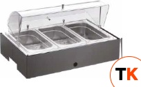 Поддон с крышкой  Frame GN1/1 100  ss 515x310x100mm, в комплекте GN 1/3, 518B0002+F1802840 - Pintinox - 387558